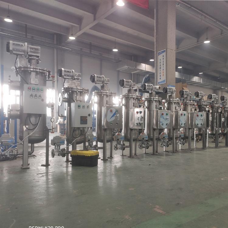 全自動Y型自清洗過濾器 DN80自動排污 不銹鋼刷式濾網